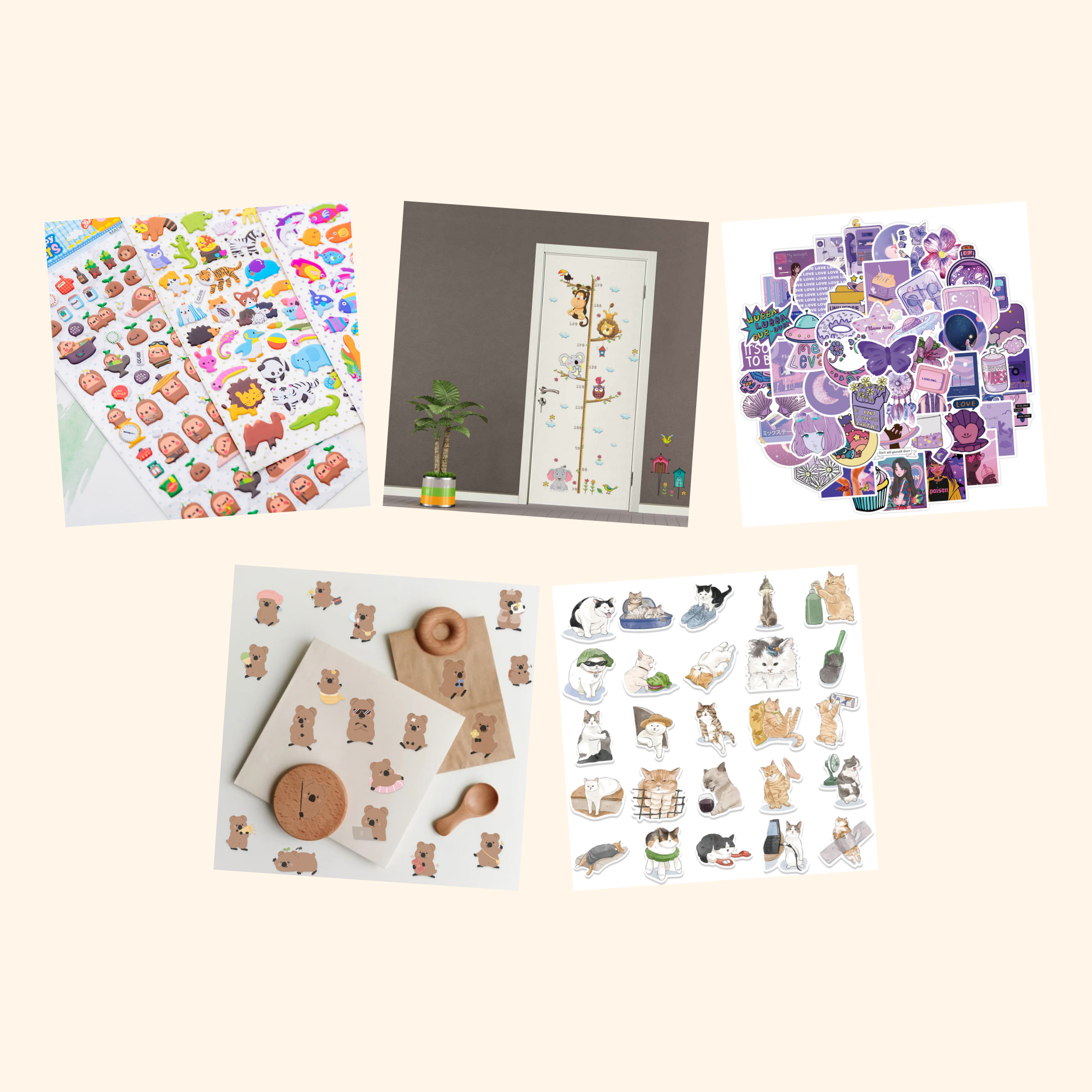 Whimsical Wildlife Wonders — all stickers included in the pack