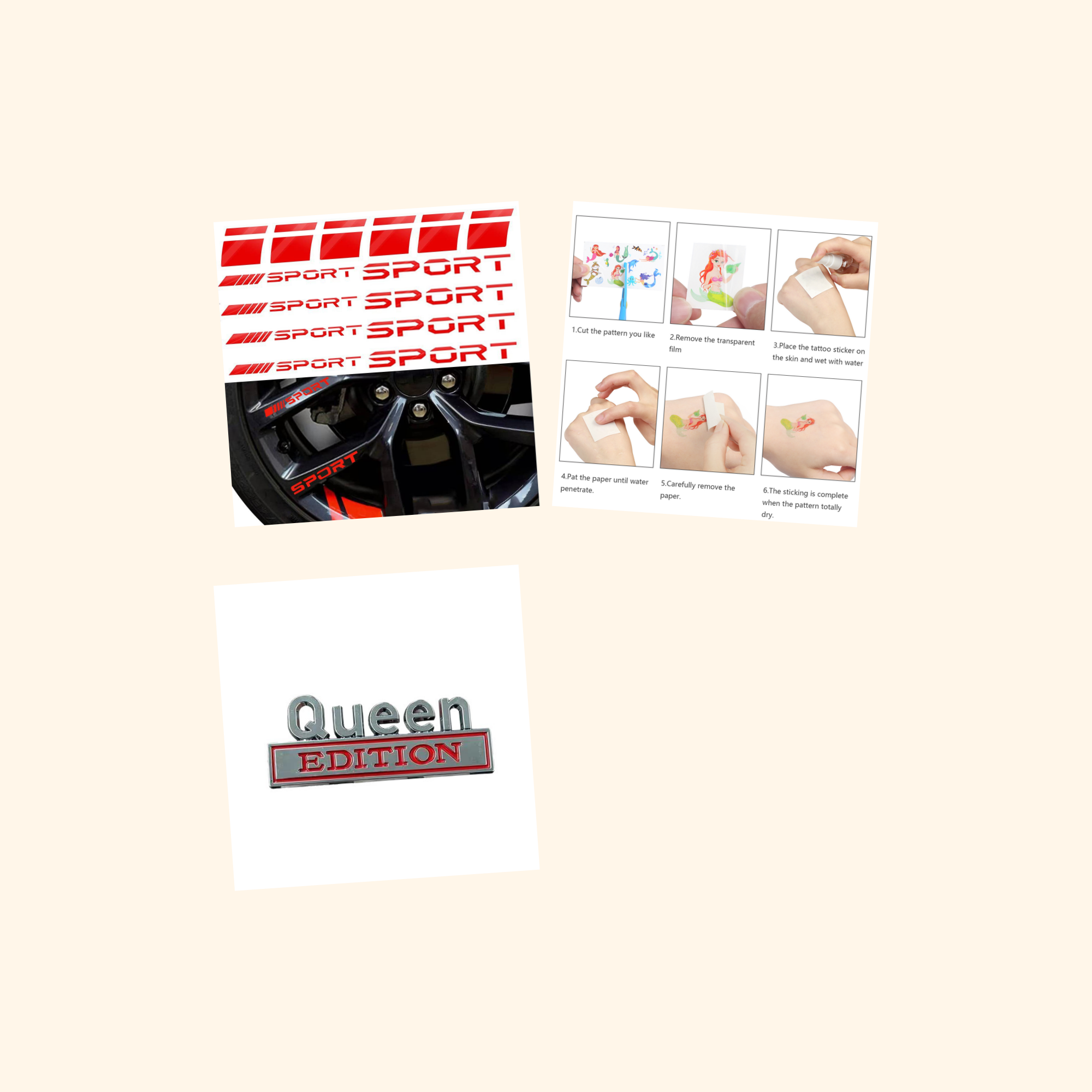 Cars Mini Sticker Pack (3-Pack) — all stickers included