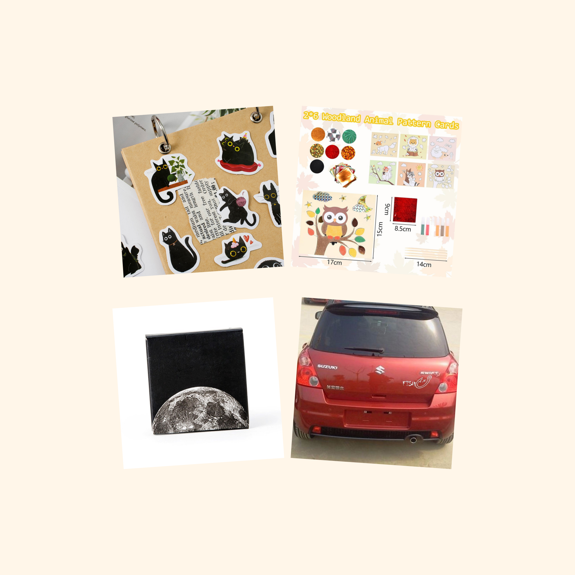 Zodiac Sticker Quad Pack (4-Pack) — all stickers included