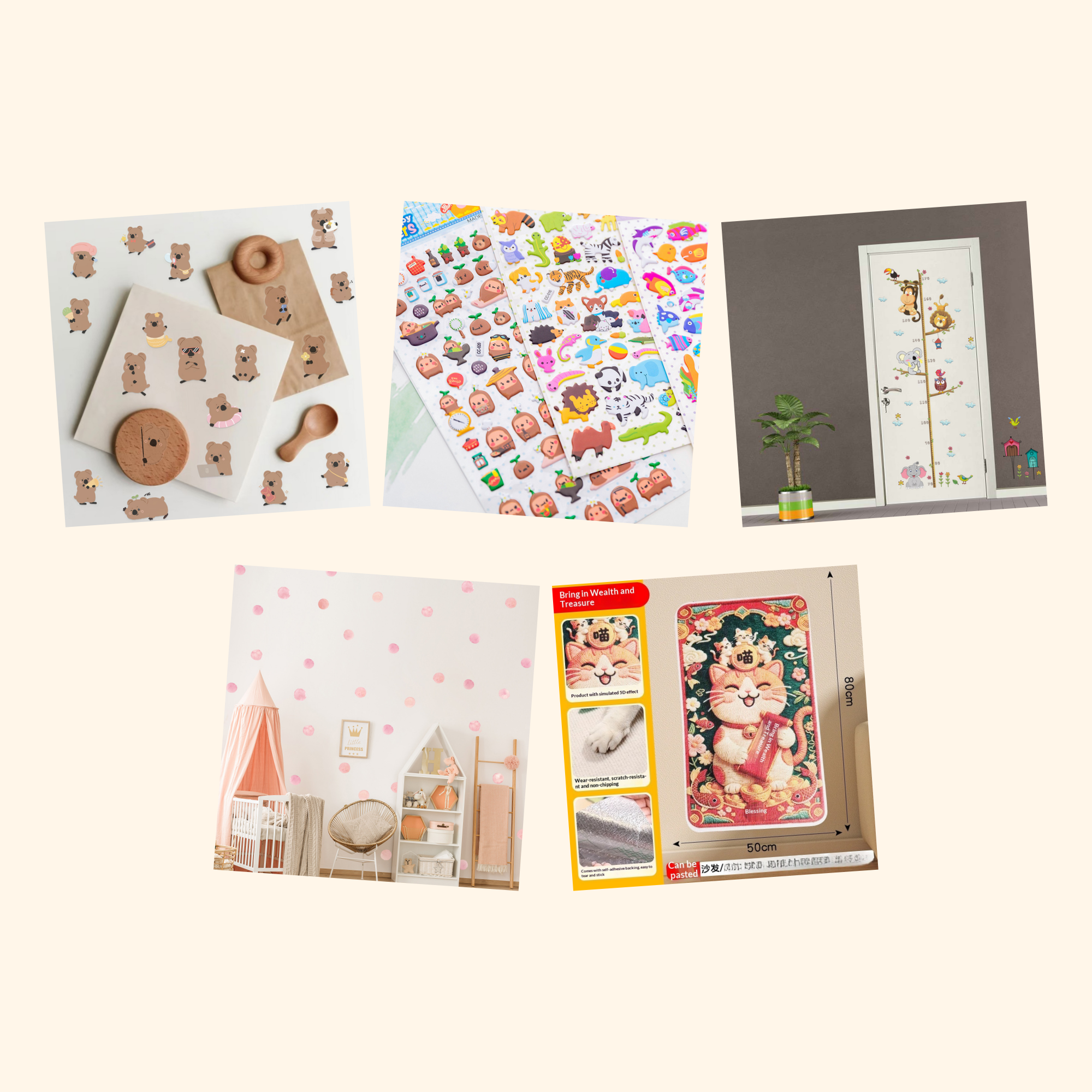 Adorable Pets Sticker Pack — all stickers included in the pack