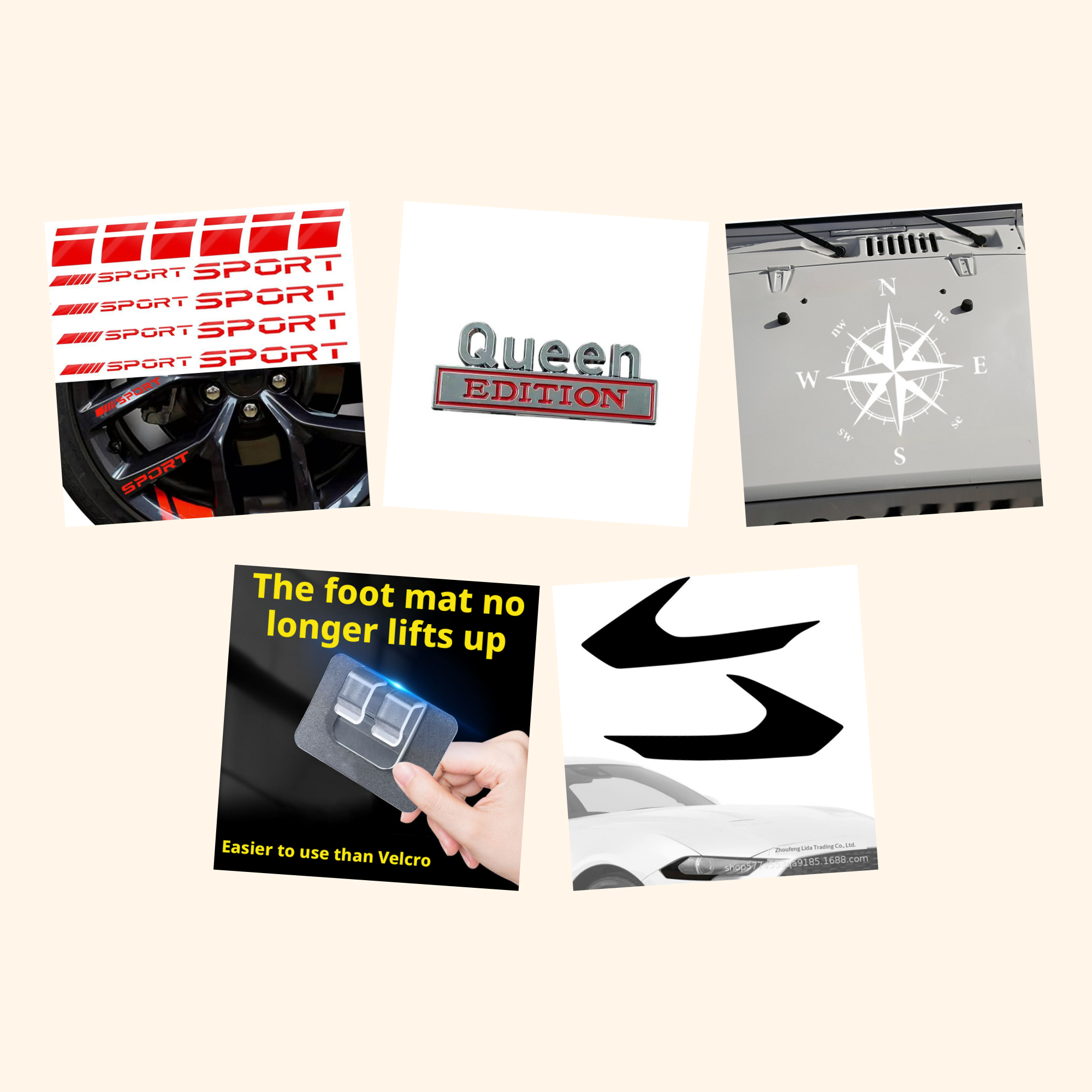 Cars Sticker Pack (5-Pack) — all stickers included in the pack