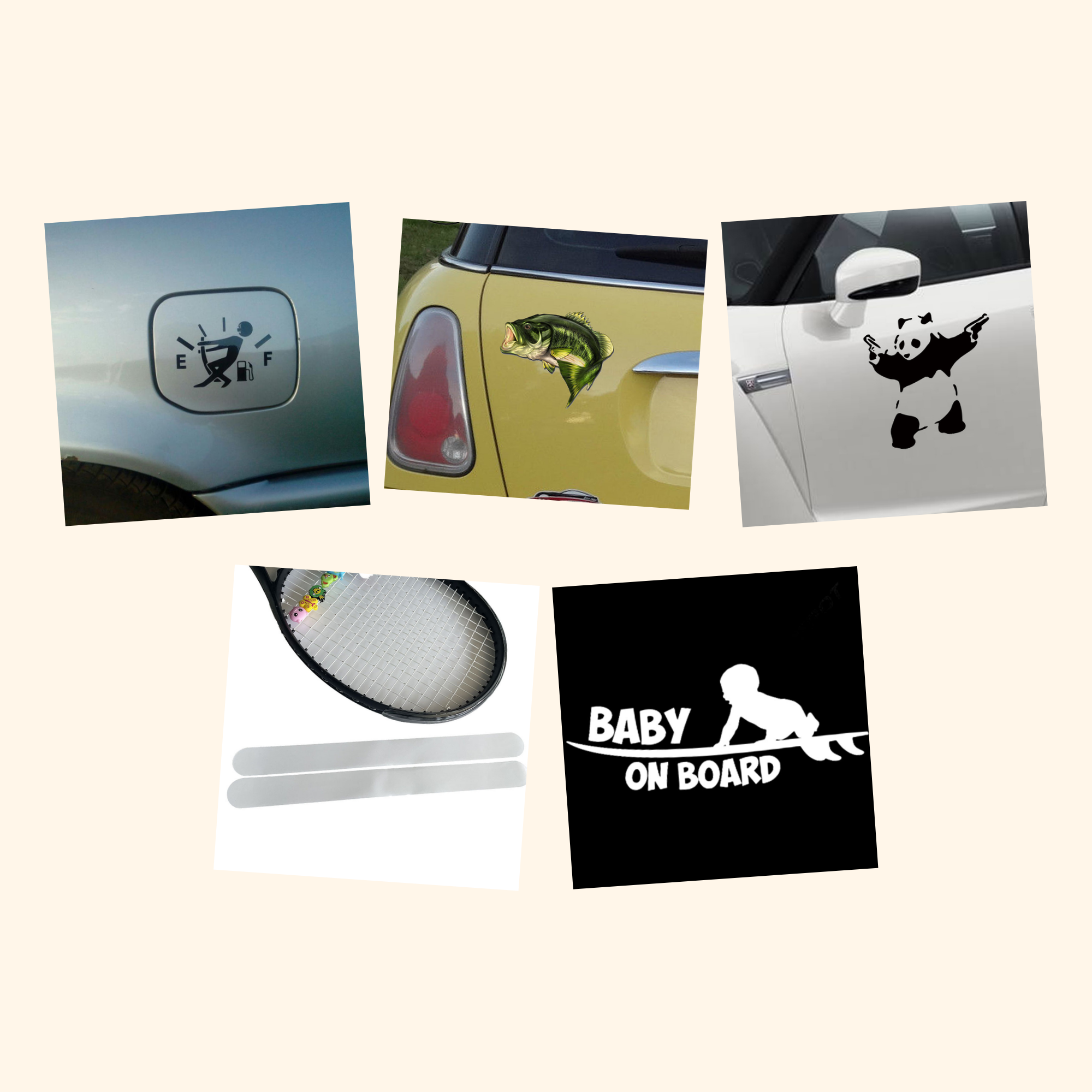 Wheels & Waves: Fun Vehicle Stickers — all stickers included in the pack