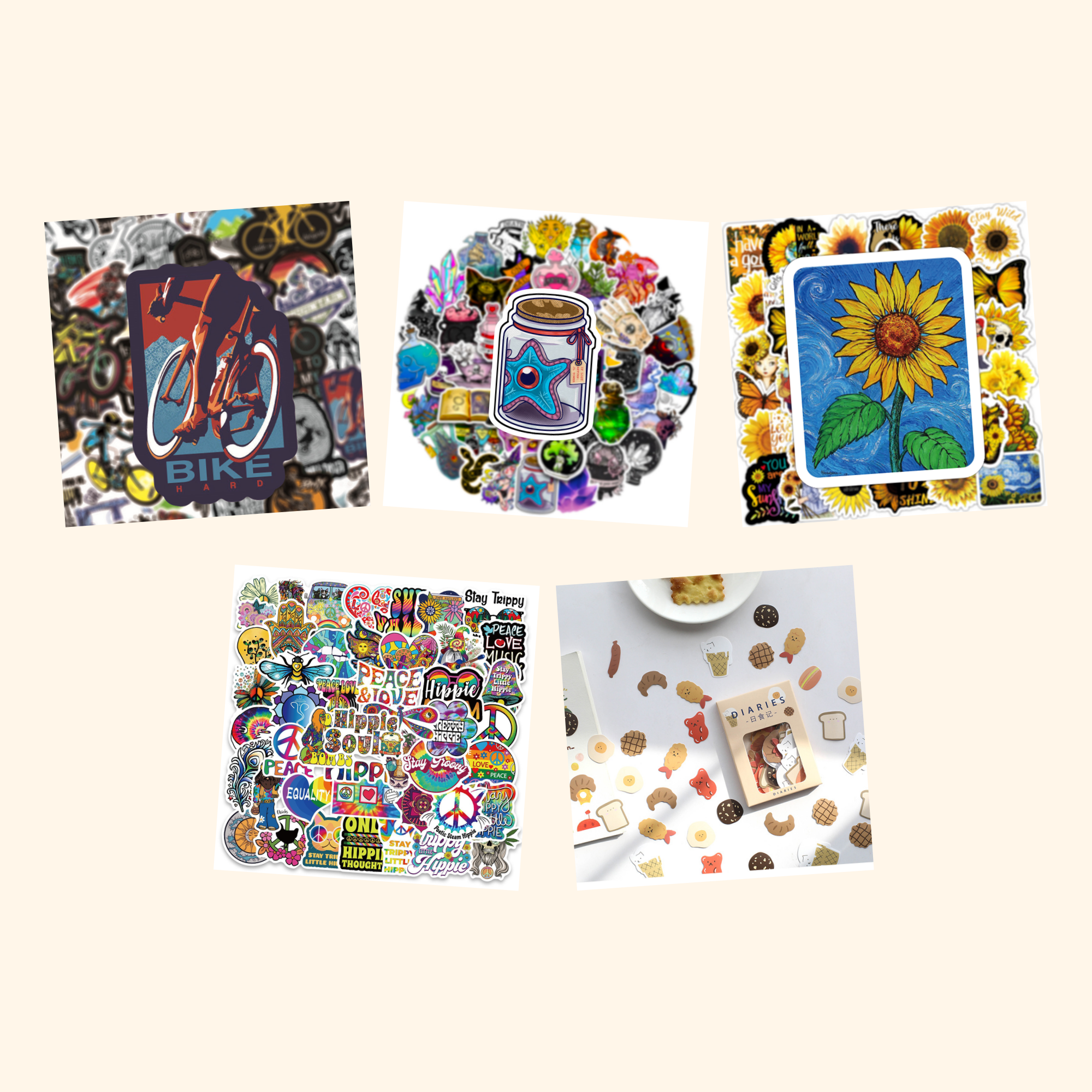 Hobbies Sticker Pack Bundle — all stickers included in the pack