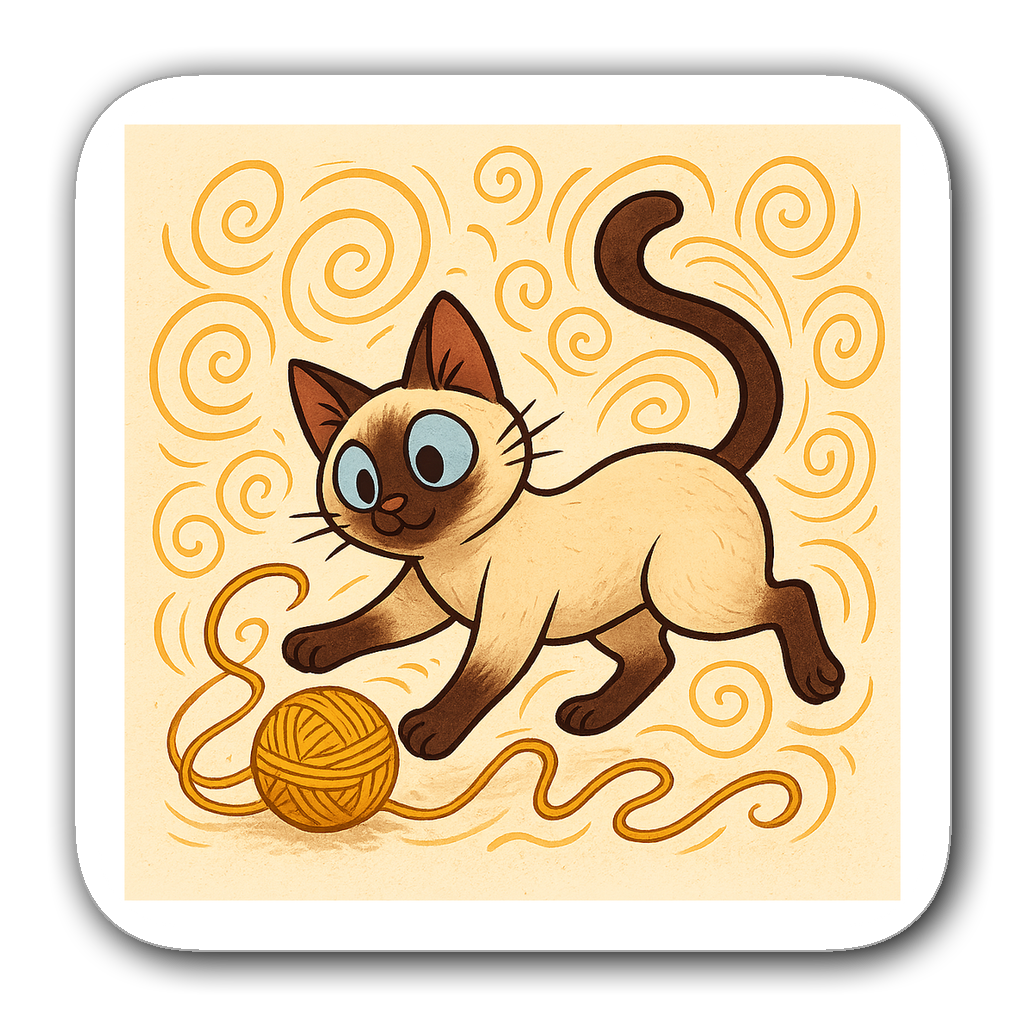 Cats Sticker #P74MZL