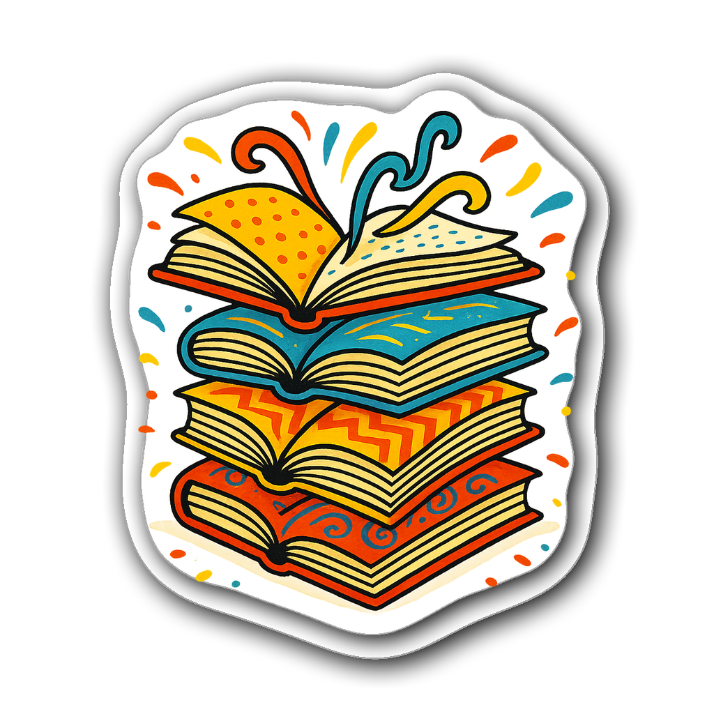 Reading Sticker #ZF0NJ8