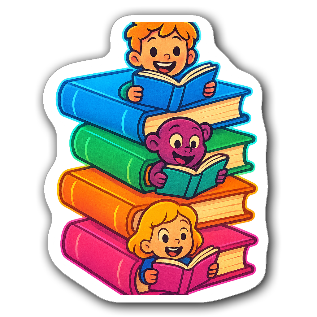 Reading Sticker #YNNZMG