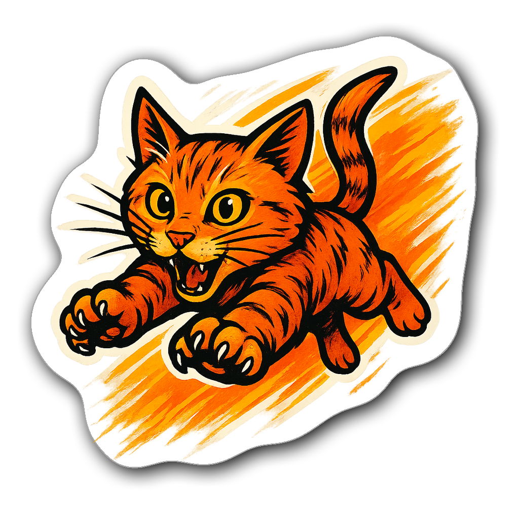 Cats Sticker #QGUG90