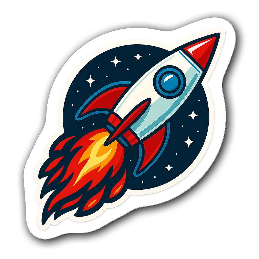 Space Sticker #KL5ZJC