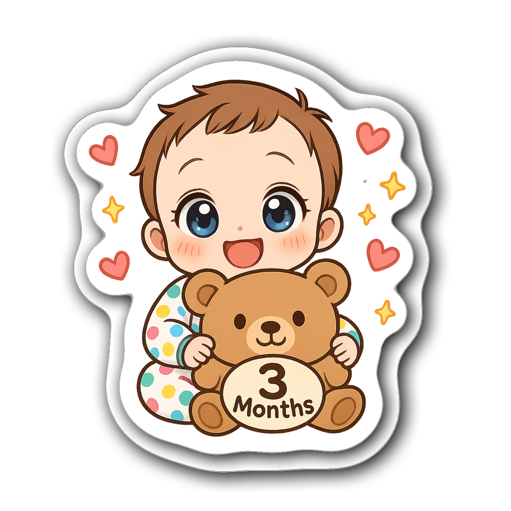Baby & Gender Reveal Sticker #0SBM62