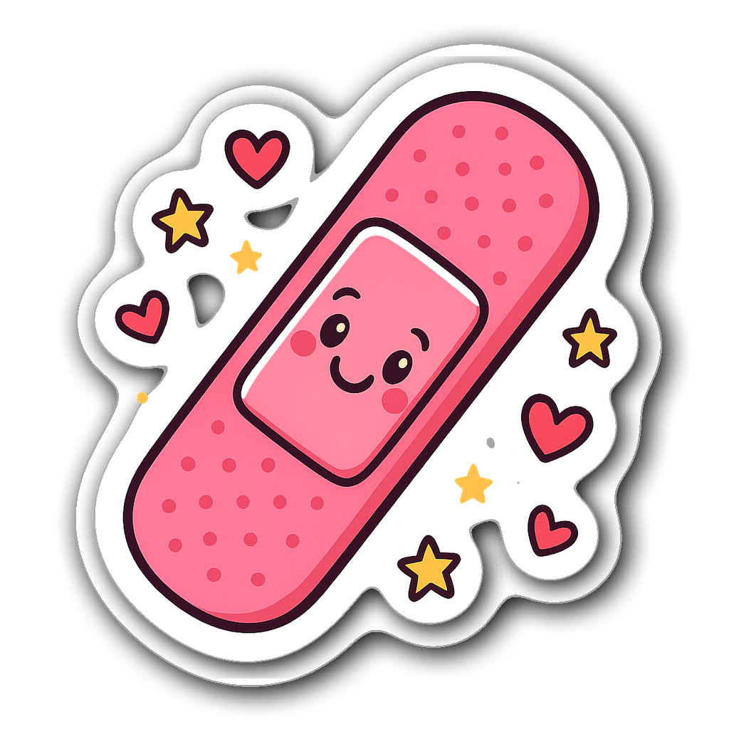 Adhesive Care Sticker #UK1104