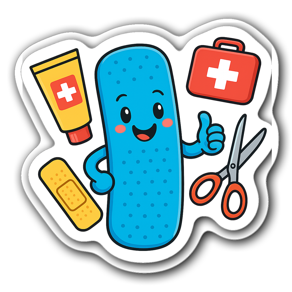 Adhesive Care Sticker #R7SBLC
