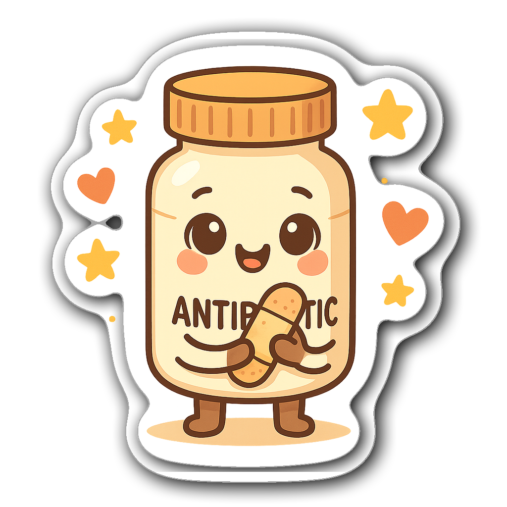Adhesive Care Sticker #JL8LEQ