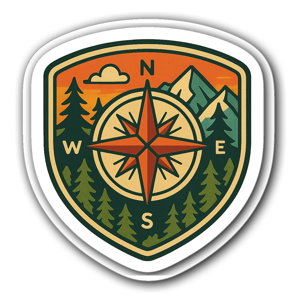 Camping & Outdoors Sticker #N1Y6T0