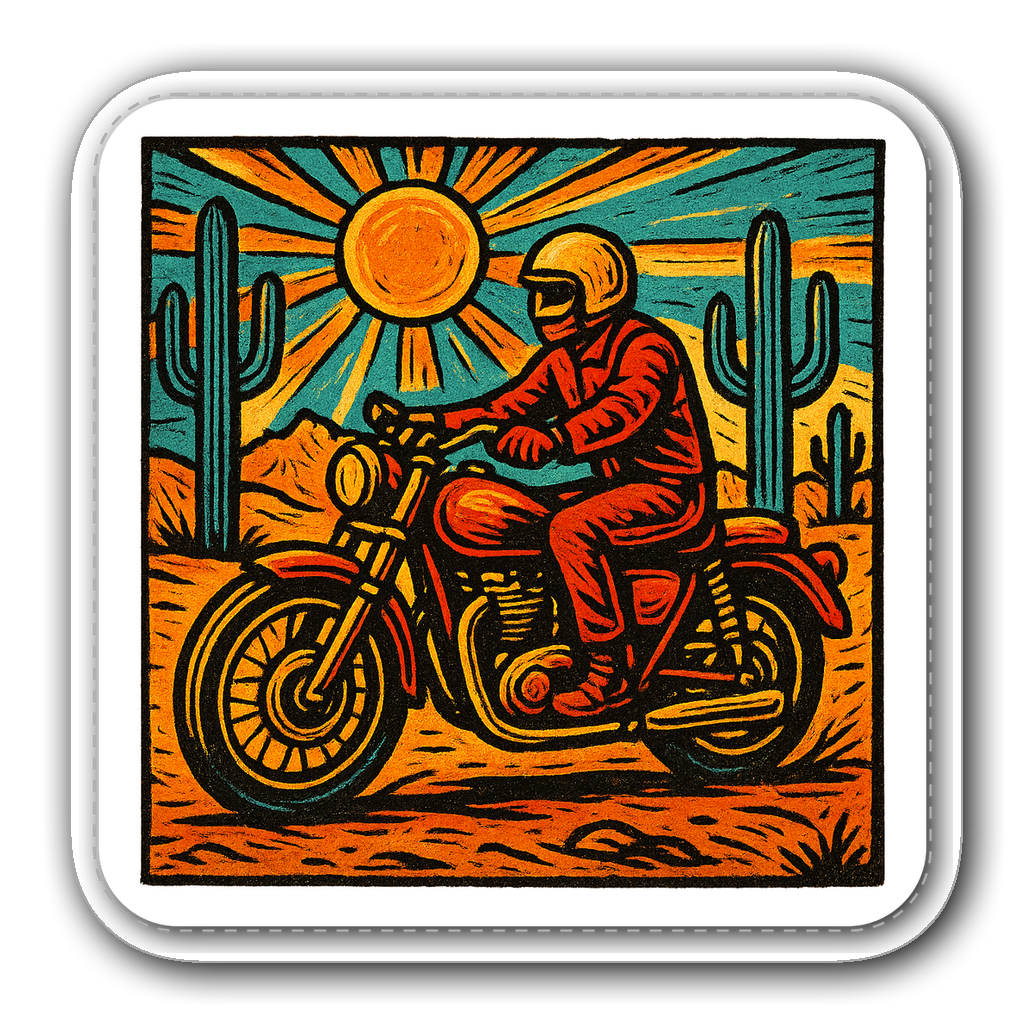 Motorcycles Sticker #H3RFN3