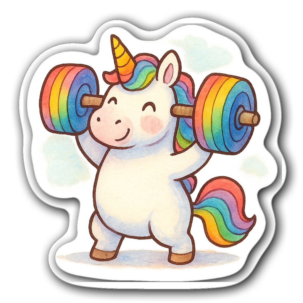 Gym & Fitness Sticker #2L7RUZ
