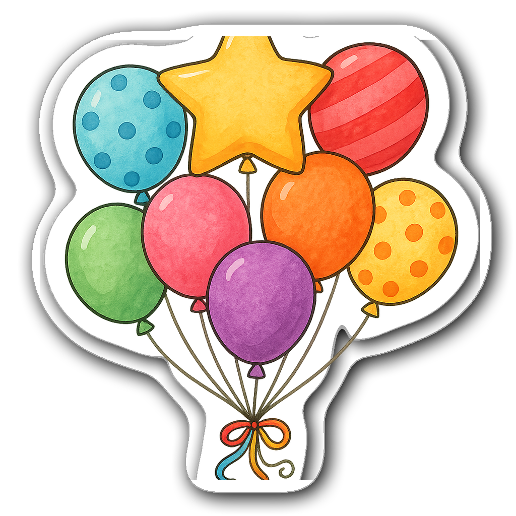 Birthday Sticker #18D4YL