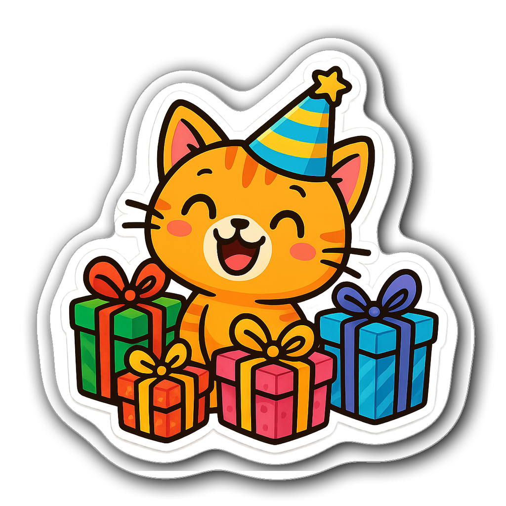 Birthday Sticker #QNV8C5