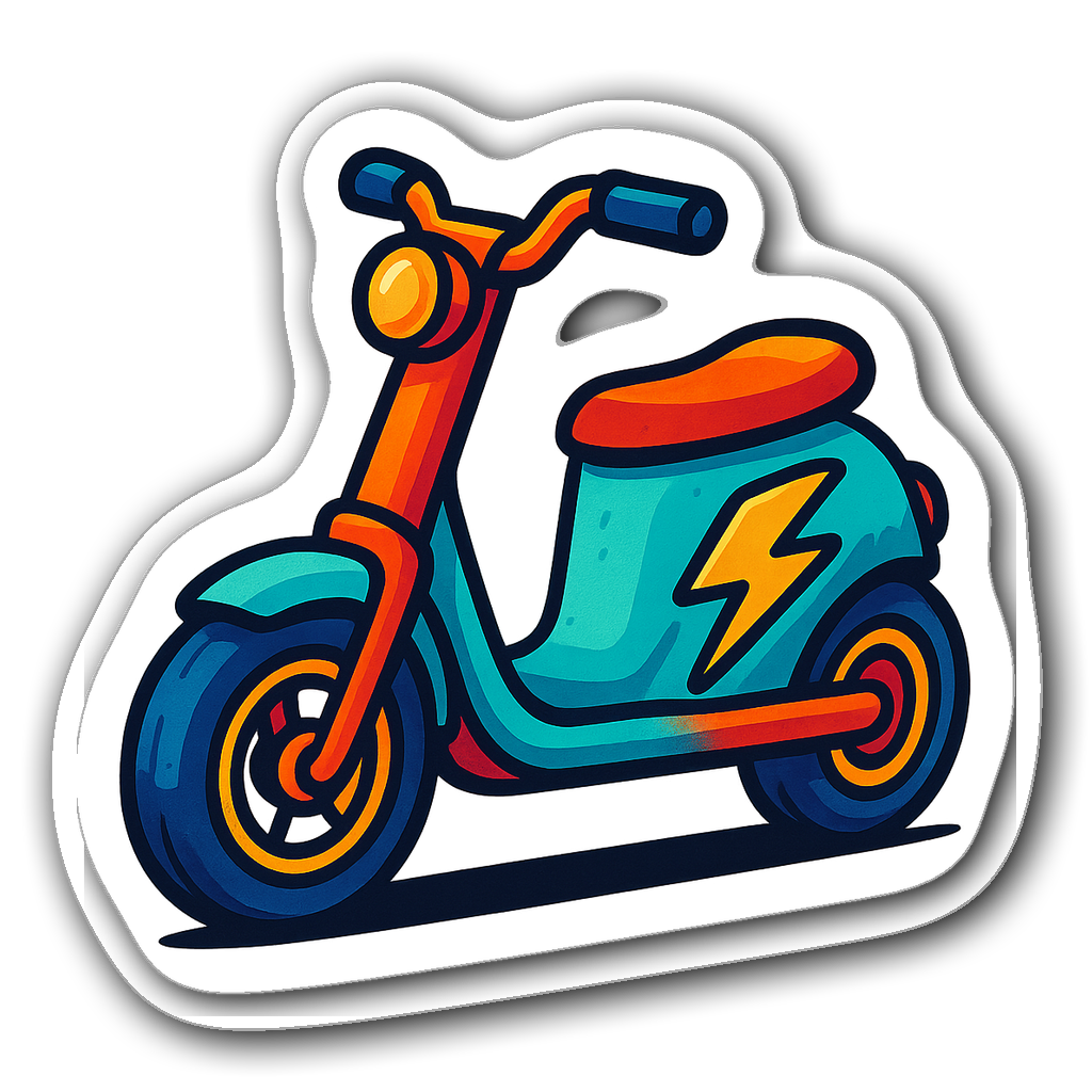 Electric Scooters Sticker #FG31S1