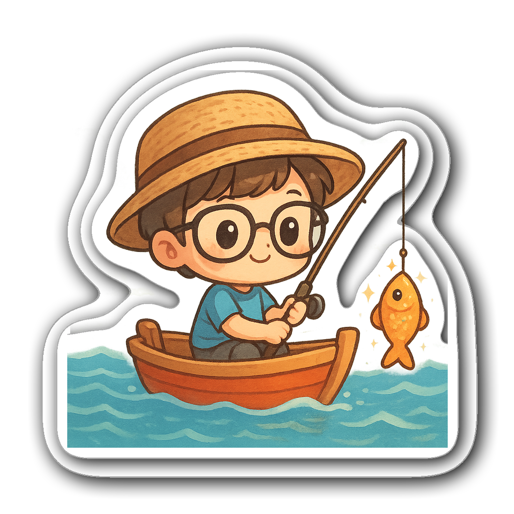 Fishing Sticker #F7IFC1