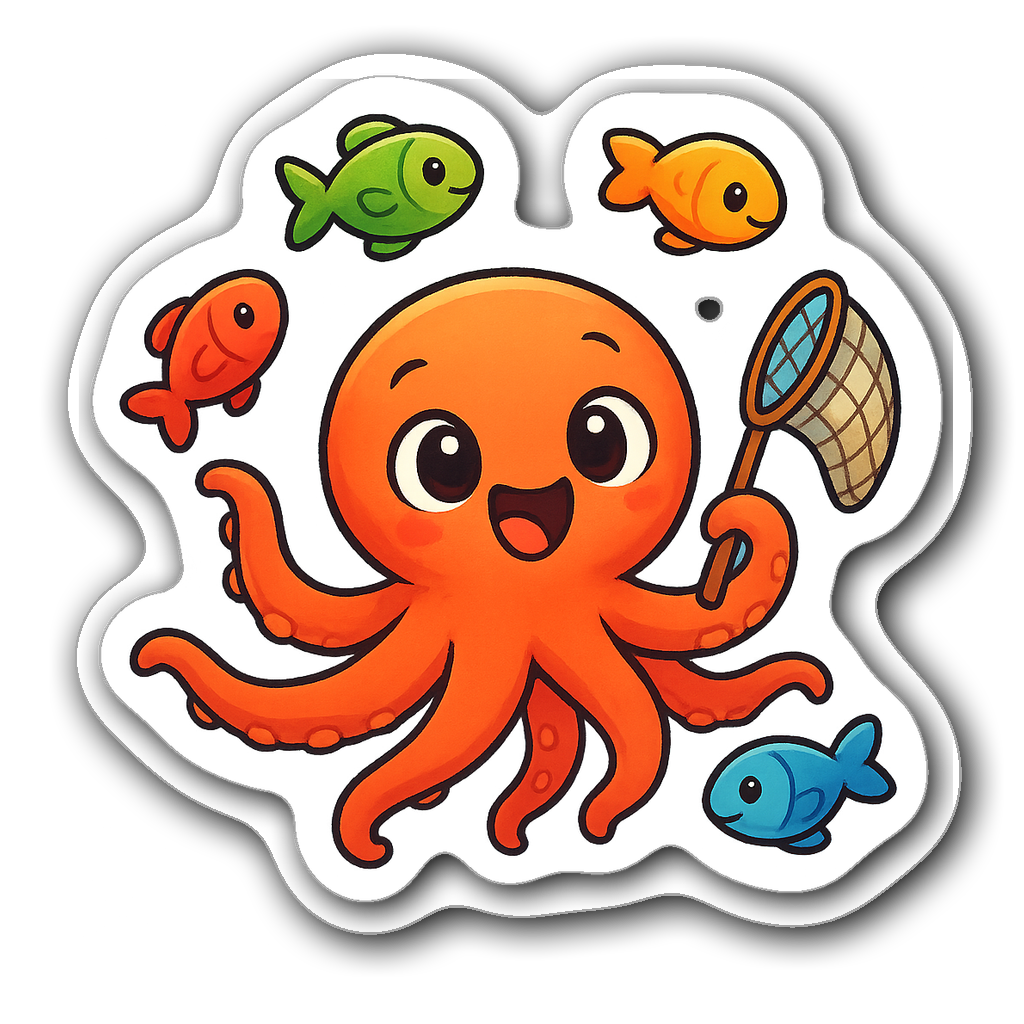 Fishing Sticker #5C8181