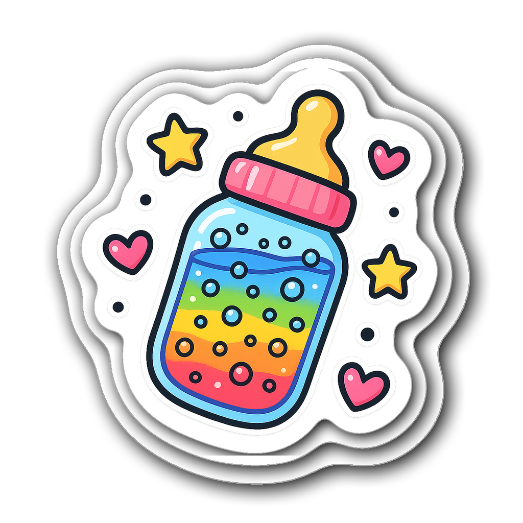 Baby & Gender Reveal Sticker #CL0N92
