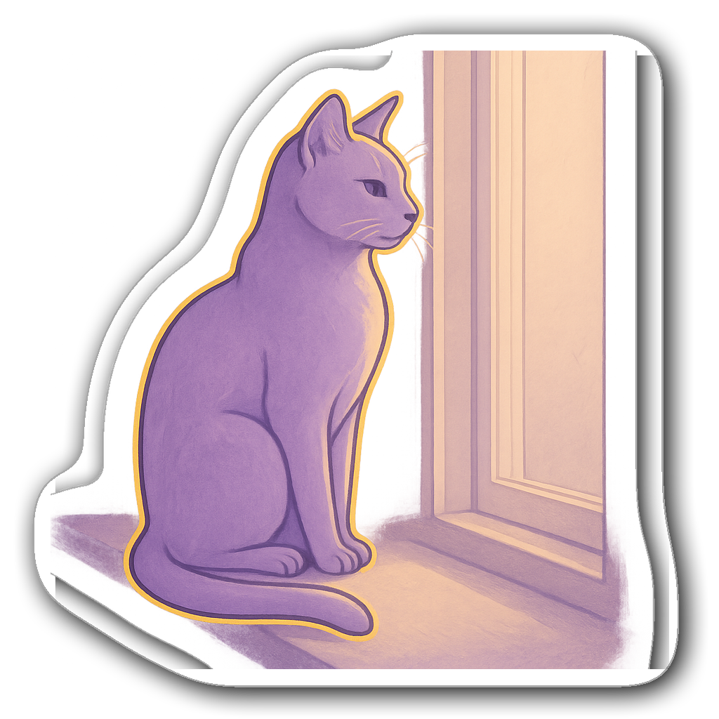 Cats Sticker #ZUUZNS