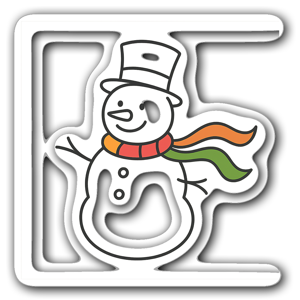 Christmas Sticker #WAM4ZR