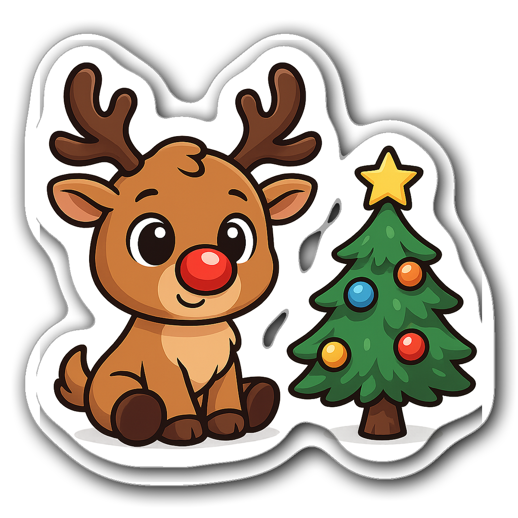 Christmas Sticker #1GZ3YB