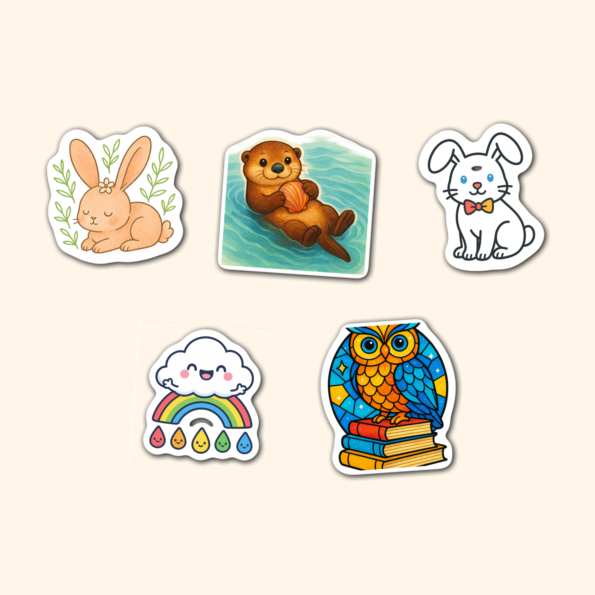 Mystery Sticker Pack — five surprise exclusive stickers