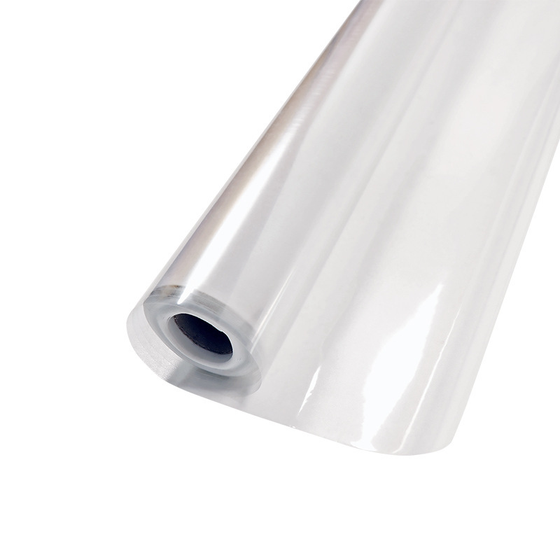 Transparent static wall protector film for latex paint walls