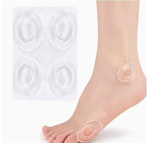 Durable oval white anti-wear stickers for customization