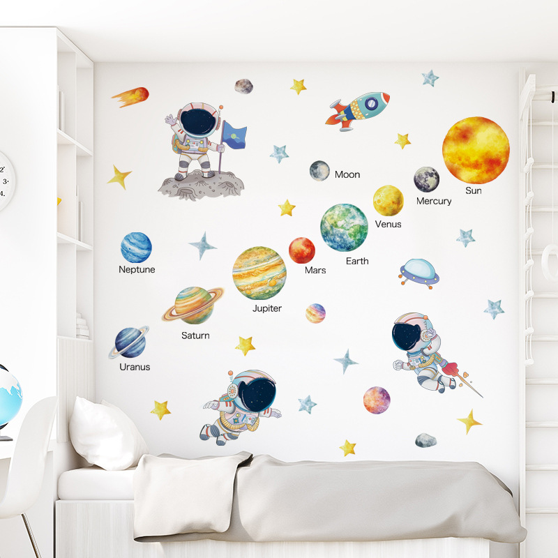 Starry sky wall decal for children's rooms