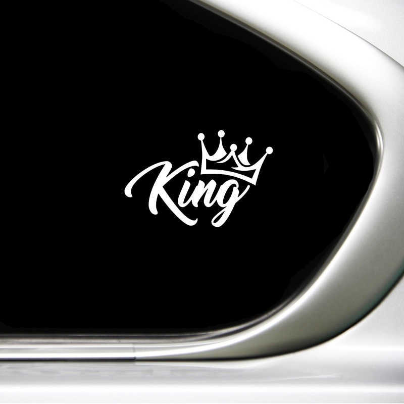 Creative personality car sticker in black and white