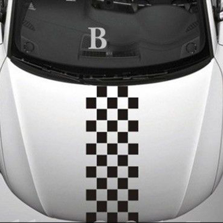 Hood personalized car decal sticker in multiple colors