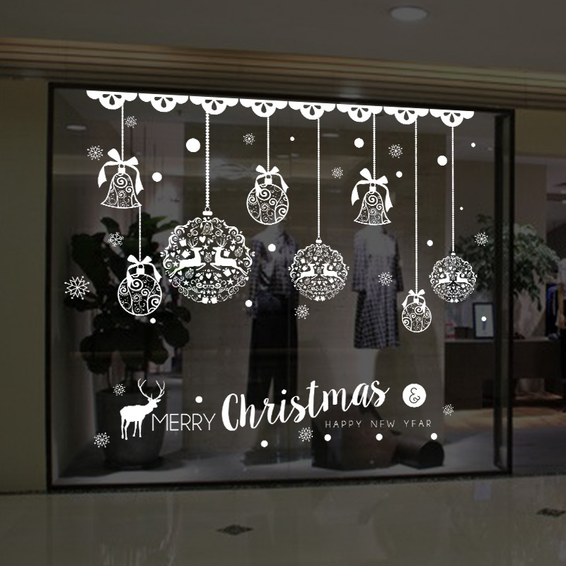 Christmas window decal sticker for festive decoration
