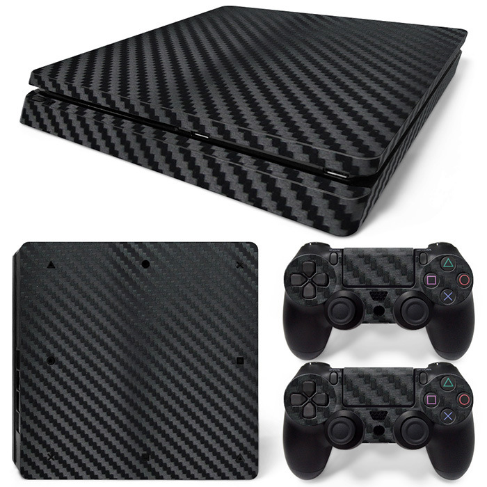 Game Machine Sticker in black, gold, pink, red, silver, and white carbon fiber