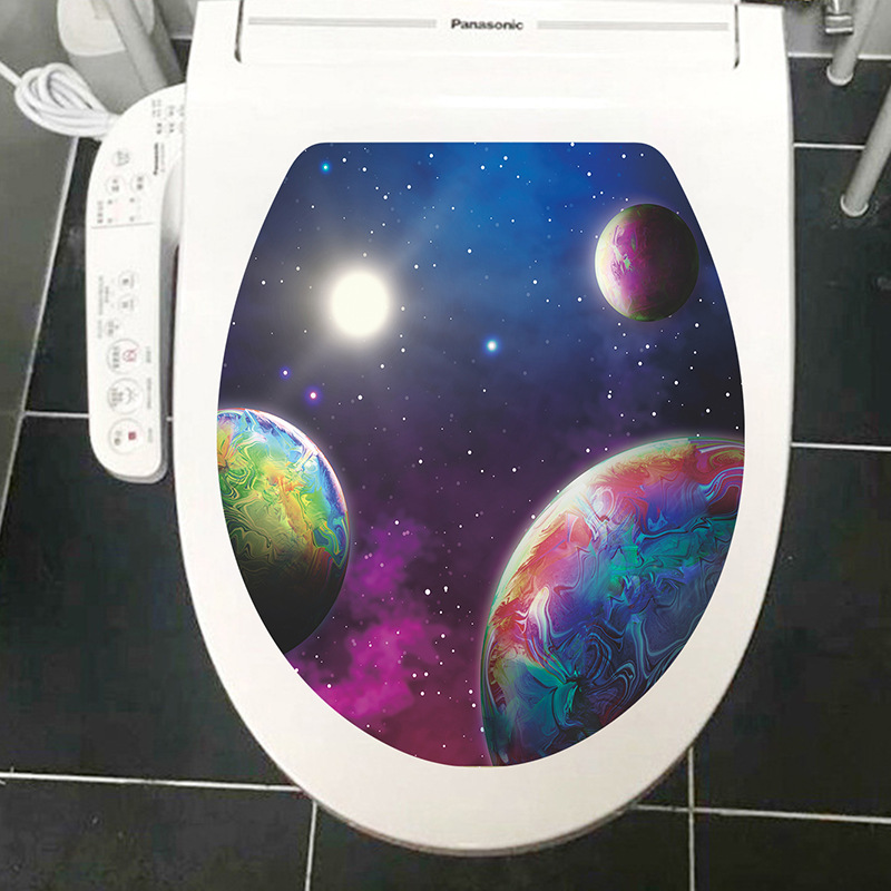 Underwater World Cosmic Starry Sky Decorative Sticker