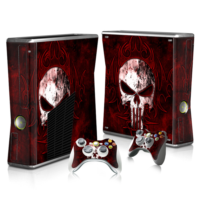Film game machine skull sticker design with detailed graphics