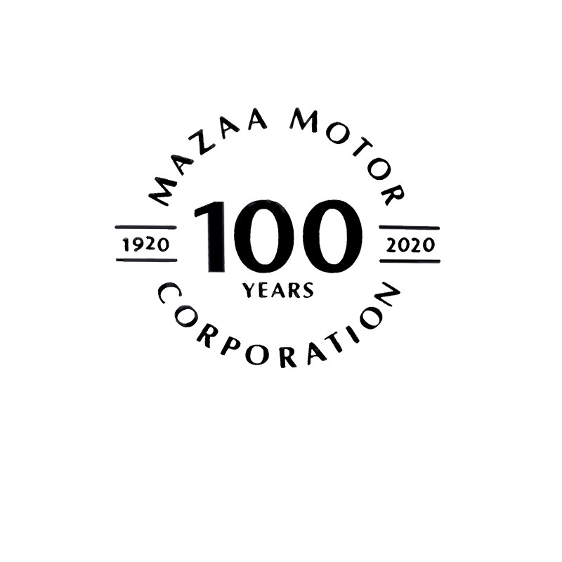 Black and white 100th anniversary decorative stickers