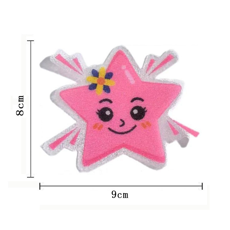 Pink star anti-slip stickers for bathroom safety