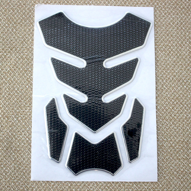King Kong Motorcycle Decal in black, gold, silver, red, and blue