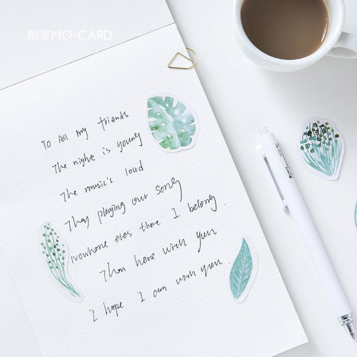 Mint Diary decorative stickers for journaling and decoration