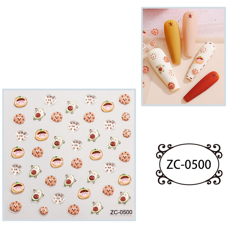 Cute 3D jelly soft-plastic sticker