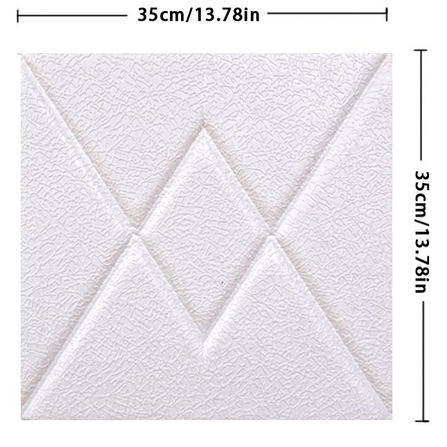 Realistic 3D foam textured wall stickers for home decor