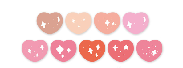 Colorful Cute Sweetheart Washi Stickers featuring candy designs