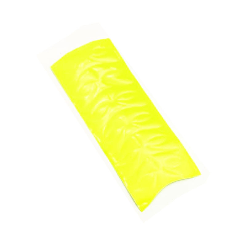 Colorful reflective helmet stickers in various colors