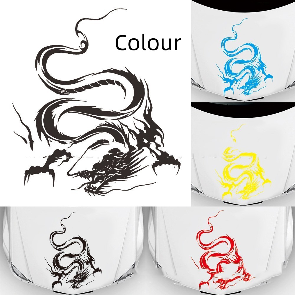 Dragon design car body sticker in various colors