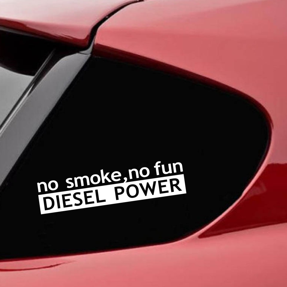 Fashion Smoke-Free Automobile Sticker in multiple colors