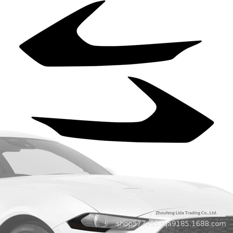 Vinyl sticker designed for headlight tinting on vehicles.
