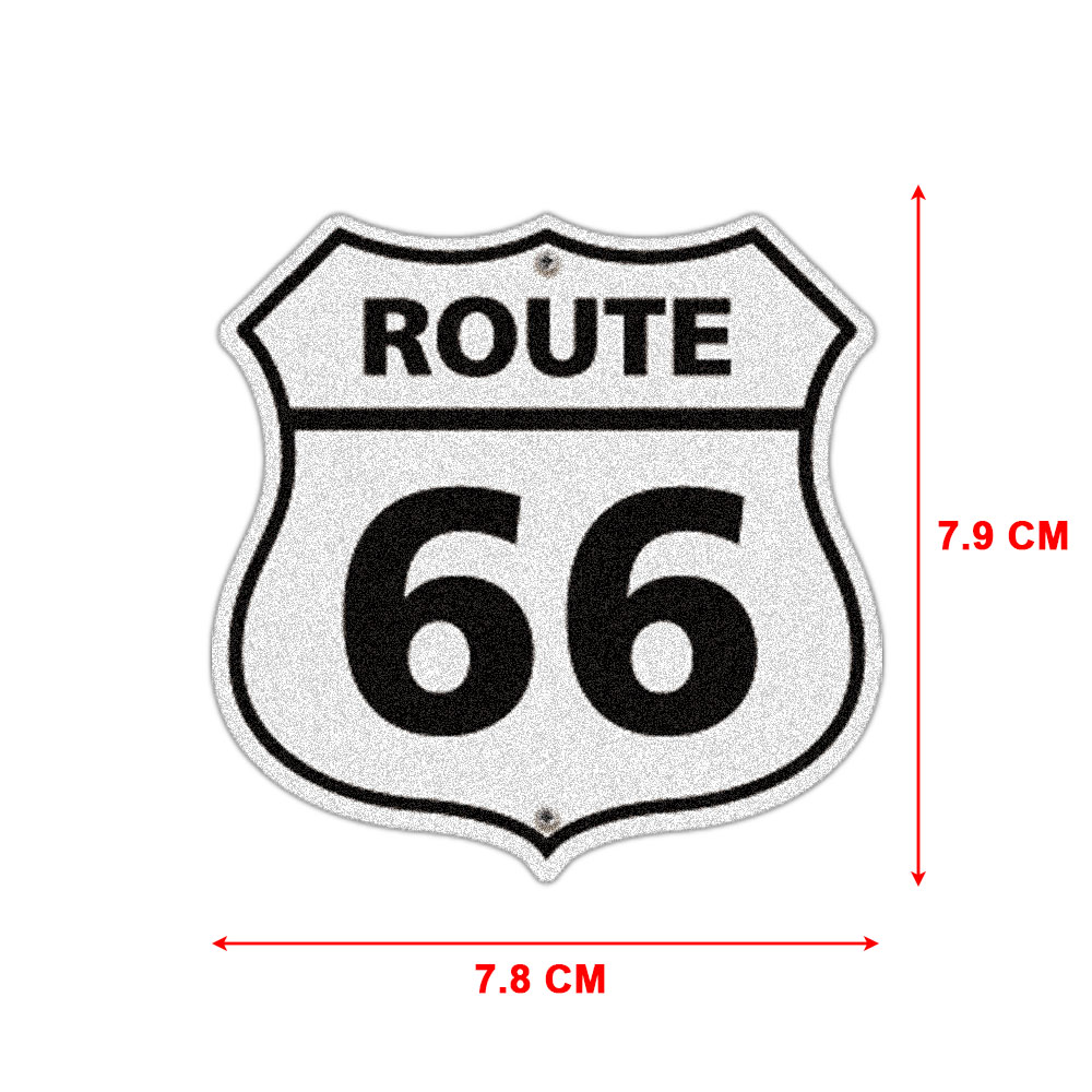 Antique Motorcycle No.66 waterproof sticker design